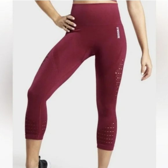 Gymshark Seamless Crop Leggings - Size Small - Picture 1 of 2